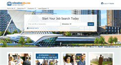 Desktop Screenshot of milwaukeejobs.com